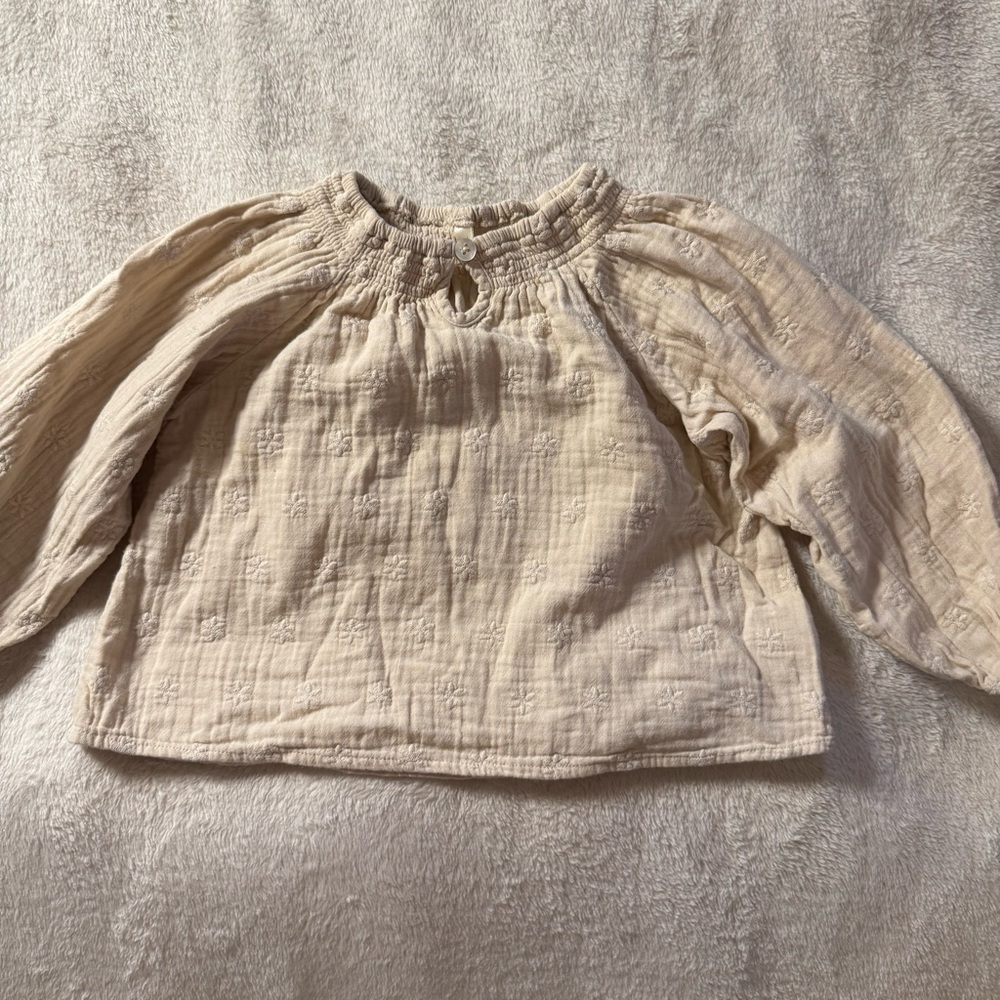 Cream Kids Shirt